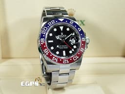 ROLEX 勞力士 GMT-Master II 格林威治型 126710 BLRO 陶瓷<font color=#EA0000>紅</font><font color=#4169e1>藍</font>雙色框 126710BLRO 兩地時區 <font color=#FF0000>Pepsi 百事圈 可樂圈 2021年保卡 蠔式（Oyster）三板錶帶</font> 自動上鍊 40mm