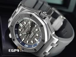 <font color="#F0F0F0">Audemars Piguet 愛彼 AP錶 Royal Oak Offshore Diver ROO 15720ST.OO.A009CA.01 皇家橡樹離岸型 潛水錶 <font color="#ADADAD">灰色面盤，Pristine Grey<font color="#FF0000"> 2022年保單 最新款錶帶快速更換系統，原廠灰、藍雙色膠帶，可隨時變換兩種不同顏色的膠帶，搭載全新4308機芯 </font></font> 42mm</font>