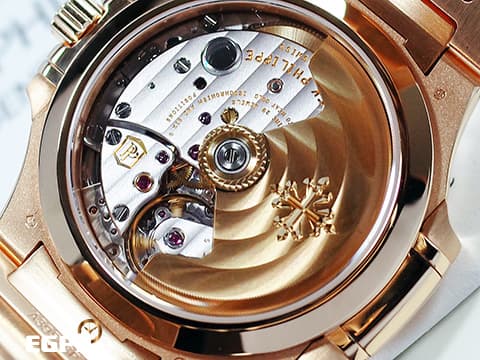 Patek Philippe 百達翡麗 PP錶 7118 /1200R-010 金鷹 7118/1200R-010 18K玫瑰金材質 鍊帶款 PP印記 原廠鑲嵌56顆鑽石錶圈（共0.67克拉）&nbsp;玫瑰金色水波紋路面盤 2024年保單&nbsp;自動上鍊 35.2mm