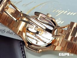 Patek Philippe 百達翡麗 PP錶 7118 /1200R-010 金鷹 7118/1200R-010 18K玫瑰金材質 鍊帶款 <font color="#05f0f0">PP印記 原廠鑲嵌56顆鑽石錶圈（共0.67克拉）</font><font color="#FF0000">&nbsp;<font color="#ffdead">玫瑰金色水波紋路面盤</font> 2024年保單&nbsp;</font>自動上鍊 35.2mm
