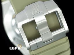 Audemars Piguet AP錶 愛彼 Royal Oak Offshore 皇家橡樹離岸型 飛返計時碼錶 26420SO.OO.A600CA.01  不鏽鋼材質 黑色陶瓷錶圈 <font color="#e1e6a8"> 格紋煙燻淺棕色面盤</font><font color="#F75000"> </font> <font color="#FF0000">2023年保卡 新式快拆錶帶 搭載全新4401機芯 </font>自動上鏈 43mm