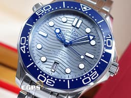 OMEGA 歐米茄 Seamaster 300 海馬 21030422006001 同軸擒縱 <font color="#FF0000">&nbsp;</font><font color="#0582f5">陶瓷波浪紋面盤 潛水排氣閥門</font><font color="#FF0000"> 2020年保單</font> 排氦氣閥 潛水錶 自動上鍊 42mm
