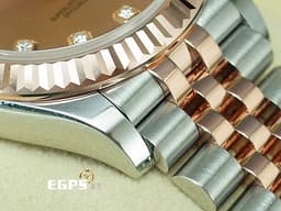 ROLEX 勞力士 Datejust 31 蠔式日誌型 278271 不鏽鋼&amp;18K玫瑰金材質 半金款 <font color="#fde5c9">原廠鑲嵌鑽石時標 日亮金色面盤</font>&nbsp;<font color="#FF0000">2026年木質保卡 紀念型五銖款錶帶</font>&nbsp;自動上鏈 31mm