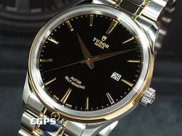 TUDOR 帝舵 Style 風尚 系列 12703 黑色面盤<font color="#e2ce97">&nbsp;18K黃金 半金款腕錶超值首選</font><span style="font-size: 10pt;">&nbsp;經典 大三針&nbsp;</span><font color="#ff0000" style="font-size: 10pt;">2021年保單</font><span style="font-size: 10pt;"> 自動上鍊 41mm</span>