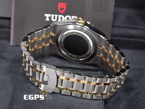 TUDOR 帝舵 ROYAL 皇家系列 28503-0006 不鏽鋼材質 黑色面盤 金色羅馬數字時標 2026年保卡 自動上鍊 38mm