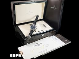 PATEK PHILIPPE 百達翡麗 PP錶 5961P-001  
複雜功能飛返計時年曆錶 <font color="#FF0000">PT950鉑金材質 </font><font color="#05f0f0">原廠鑲嵌T鑽外框、T鑽摺疊帶扣、T鑽時標</font><font color="#FF0000">&nbsp;<font color="#0000E3">藍色面盤</font> 2025年保單</font>&nbsp;自動上鍊 40.5mm