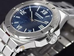 CHOPARD 蕭邦 ALPINE EAGLE 雪山傲翼 系列 藍色拉絲紋面盤  298600-3001 <font color="#0080FF">藍色螺旋放射紋面盤</font> 大三針 不鏽鋼 <font color="#FF0000">2022年保單</font> 自動上鍊 41mm
