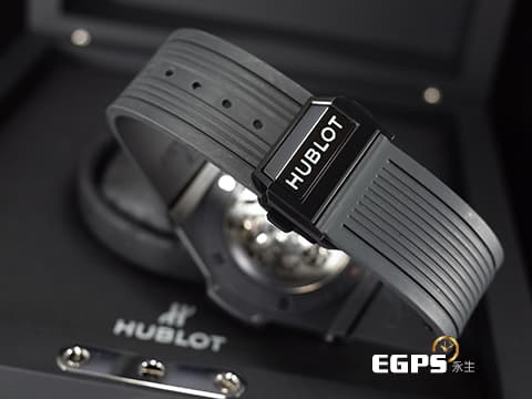Hublot 宇舶 Big Bang 大爆炸 Unico  411.CI.1170.RX  黑色陶瓷材質&nbsp;2018年保卡 飛返計時碼錶 自動上鍊 45mm