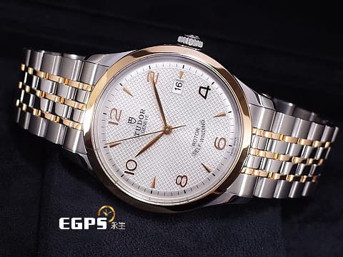 TUDOR 帝舵 1926系列 91551 半金款 玫瑰金 大三針 白色浮雕面盤 周杰倫代言款 2025年保卡 自動上鍊 39mm