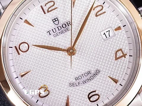 TUDOR 帝舵 1926系列 91551 半金款 玫瑰金 大三針 白色浮雕面盤 周杰倫代言款 2025年保卡 自動上鍊 39mm