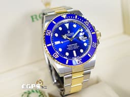 ROLEX 勞力士 Submariner Date 蠔式 潛航者 126613LB <font color="#0080FF">藍水鬼 藍色陶瓷錶圈</font> 126613 LB <font color="#f5dea8">半金款 18K黃金</font> 潛水錶 <font color="#FF0000">2024年保卡</font> 自動上鍊 41mm