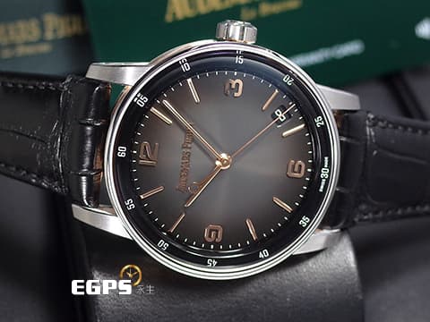 Audemars Piguet 愛彼 AP錶 Code 11.59系列 15210CR.OO.A002CR.01 漸層灰 煙燻灰色緞面紋面盤 18K白金+玫瑰金材質 大三針&nbsp;2021年新式保卡 顛覆傳統 最新巨作 15210 CR 自動上鍊&nbsp;41mm