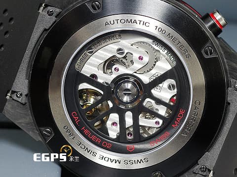 TAG HEUER 豪雅 Carrera Chronograph 卡萊拉 系列 CBG2A91.FT6173 計時碼表 鏤空面盤 碳纖維 鍛造碳材質 2023年保卡 台灣公司貨&nbsp;自動上鍊 45mm