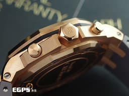 Audemars Piguet AP錶 愛彼 Royal Oak Offshore 皇家橡樹離岸型 26231OR.ZZ.D003CA.01 <font color="#fa00fa">18K玫瑰金材質</font>&nbsp;<font color="#FAF0E6">白色熊貓面盤</font>&nbsp;<font color="#05f0f0">原廠鑲嵌32顆鑽石錶圈（共1.02克拉）</font><font color="#ff0000">2021年保卡</font> 自動上鍊&nbsp;37mm