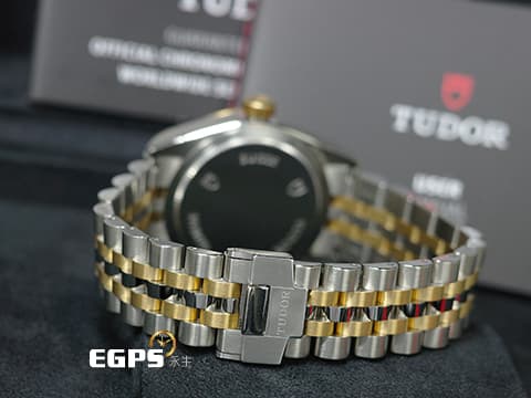 TUDOR 帝舵 BLACK BAY 32 S&amp;G 79583 半金 鍊帶款 M79583 自動上鍊 雪花針 2021年保單 半金腕錶超值首選款  32mm