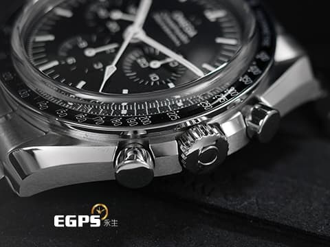 OMEGA 歐米茄 Speedmaster Moonwatch Professional 超霸 速霸 專業 登月錶 31030425001001 計時碼表 經典碳纖維玻璃膠鏡面風防 不鏽鋼 3861同軸擒縱系統機芯 2022年保單&nbsp;手上鍊 42 mm