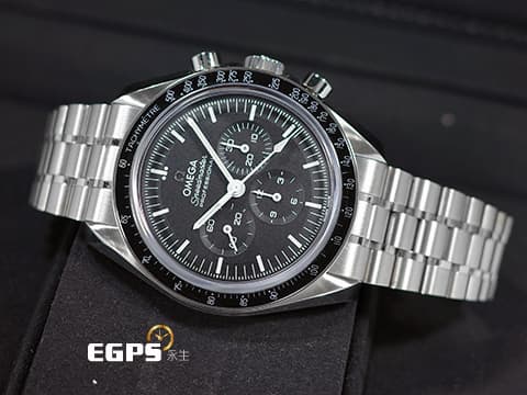 OMEGA 歐米茄 Speedmaster Moonwatch Professional 超霸 速霸 專業 登月錶 31030425001001 計時碼表 經典碳纖維玻璃膠鏡面風防 不鏽鋼 3861同軸擒縱系統機芯 2022年保單&nbsp;手上鍊 42 mm