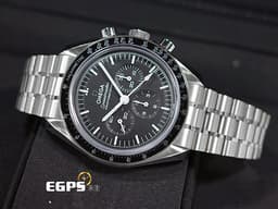 OMEGA 歐米茄 Speedmaster Moonwatch Professional 超霸 專業 登月錶 31030425001002 計時碼表 不鏽鋼 <font color=#FF0000>2023年保單 透明錶背款 台灣公司貨</font> 同軸擒縱 手上鍊 42 mm