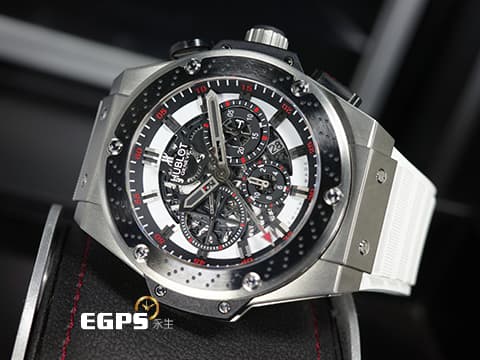 HUBLOT 宇舶 Big Bang King Power 大爆炸 王者至尊 710.ZM.1123.NR.FJP11 計時碼表 鋯金屬材質 鏤空面盤 F1 賽車 Suzuka 鈴鹿賽道紀念錶款 限量250只 自動上鍊 48mm