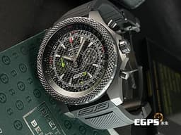 BREITLING 百年靈 <font color="#FF0000">Bentley 賓利聯名款 GT3 限量150只 </font> DLC鍍黑鈦金屬材質  V273655S 自動上鍊 計時碼表 49mm