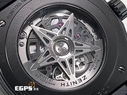 ZENITH 真力時 Defy Classic Rainbow 彩虹 33.9002.670/96.R587 黑陶瓷 鏤空面盤 <font color="#FF0000">原廠彩虹寶石框！限量150只！2021年台灣公司貨</font> 自動上鍊 41mm