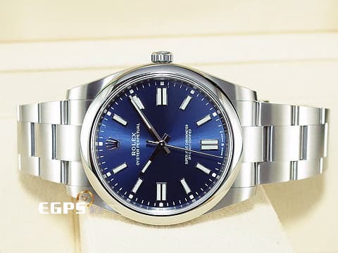 ROLEX 勞力士 Oyster Perpetual 124300 經典 蠔式恆動型 藍色面盤 OP41 不鏽鋼 2024年新式保卡 自動上鍊 41mm