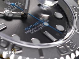 ROLEX 勞力士 Yacht-Master 116622 蠔式 遊艇名仕型 <font color="#f0f0f0">銀灰色面盤</font> <font color="#05f0f0">藍色秒針指示</font> 鉑金框<font color="#FF0000">&nbsp;2019年保卡 已貼膜</font><span style="font-size: 10pt;">&nbsp;自動上鍊 40mm</span>