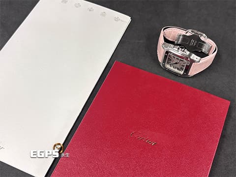 CARTIER 卡地亞 Santos 100 山度士 W20126X8 中型 不鏽鋼材質 台灣公司貨 自動上鏈 44.2 x 35.6mm