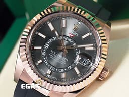ROLEX 勞力士 Sky-Dweller 326235 蠔式 天行者 沙羅裝置 年曆錶 永恆玫瑰金 <font color="#FFFFFF">石板灰色面盤橡膠錶帶款 </font> <font color="#ff0000">2022年保單</font><font color="#FFFF33">&nbsp;</font>自動上鍊 42mm