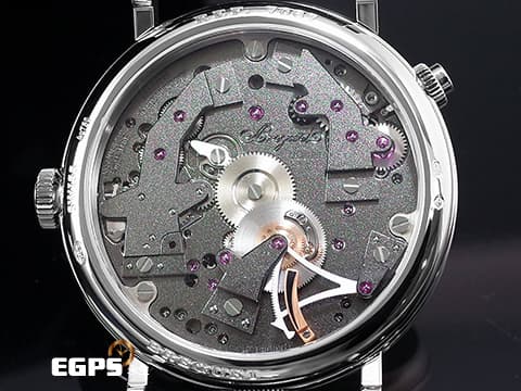 BREGUET 寶璣 Classique La Tradition 傳統系列 7067BB/G1/9W6 18K白金材質&nbsp;日夜顯示 GMT 兩地時區 動能顯示 鏤空面盤 工藝之美一覽無遺&nbsp;2026年保卡&nbsp;新錶訂價：1,514,000元 手上鍊 40mm