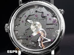 BREGUET 寶璣 Classique La Tradition 傳統系列 7067BB/G1/9W6 18K白金材質&nbsp;<font color="#05f0f0">日夜顯示 GMT 兩地時區 動能顯示 鏤空面盤 工藝之美一覽無遺</font>&nbsp;<font color="#ff0000">2026年保卡&nbsp;新錶訂價：1,514,000元</font> 手上鍊 40mm