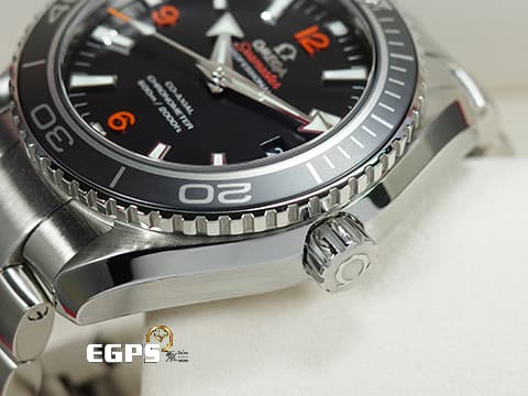 OMEGA 歐米茄 Seamaster Co-Axial Planet Ocean 600 海馬 23230422101003 不鏽鋼材質&nbsp;黑色單向旋轉陶瓷錶圈 同軸擒縱 排氦氣閥 潛水錶 自動上鍊 42mm