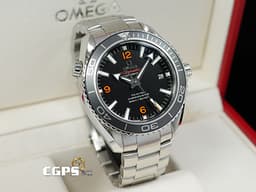 OMEGA 歐米茄 Seamaster Co-Axial Planet Ocean 600 海馬 23230422101003 不鏽鋼材質&nbsp;<font color="#0582f5">黑色單向旋轉陶瓷錶圈 同軸擒縱 排氦氣閥</font> 潛水錶 自動上鍊 42mm