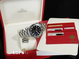 OMEGA 歐米茄 Seamaster Co-Axial Planet Ocean 600 海馬 23230422101003 不鏽鋼材質&nbsp;<font color="#0582f5">黑色單向旋轉陶瓷錶圈 同軸擒縱 排氦氣閥</font> 潛水錶 自動上鍊 42mm