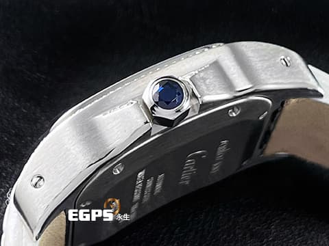 CARTIER 卡地亞 Santos 100 山度士 中型 精鑲滿天星鑽石面盤、鑲鑽錶圈 自動上鍊 36mm
