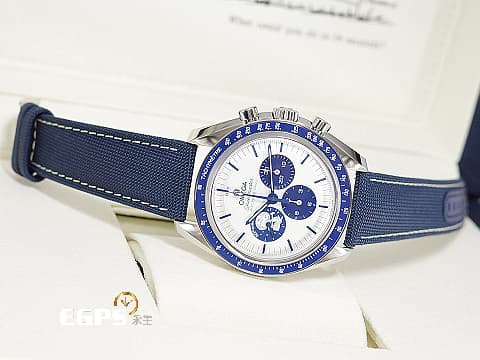 OMEGA 歐米茄 Speedmaster Apollo 13 超霸 登月錶 週年版 Silver Snoopy Award 50th Anniversary「銀史努比獎章」50週年 紀念版 31032425002001 阿波羅13 計時碼表 陶瓷錶圈 不鏽鋼 同軸擒縱 2025年保卡&nbsp;手上鏈 42mm