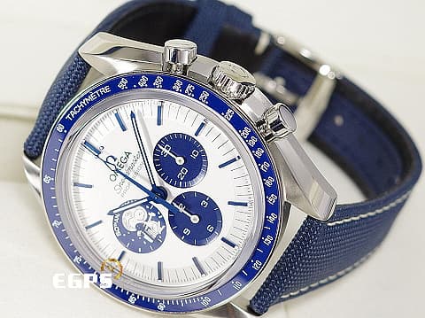 OMEGA 歐米茄 Speedmaster Apollo 13 超霸 登月錶 週年版 Silver Snoopy Award 50th Anniversary「銀史努比獎章」50週年 紀念版 31032425002001 阿波羅13 計時碼表 陶瓷錶圈 不鏽鋼 同軸擒縱 2025年保卡&nbsp;手上鏈 42mm