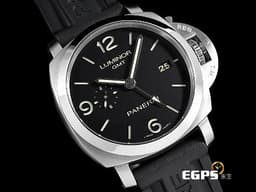 PANERAI 沛納海 Luminor 三日鍊 GMT PAM00320 <font color="#fafa01">經典三明治面盤</font><font color="#b9e1e9"> </font>PAM320 小秒針 兩地時區 <font color="#ff0000">台灣公司貨 配件齊全</font> 自動男錶 44mm