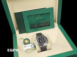 ROLEX 勞力士 DAYTONA 迪通拿 116519LN 計時碼表 18K白金材質 陶瓷框 <font color="#05f0f0">2023年停產款 八鑽時標面盤&nbsp;</font><font color="#FF0000">2023年保卡</font>&nbsp;自動上鍊 40mm