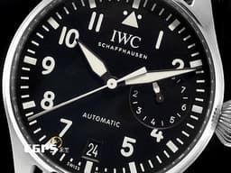IWC 萬國 Big Pilot`s 7 Day 大飛行員 IW501001 不鏽鋼 大飛&nbsp;<font color="#fa00fa">經典洋蔥頭錶冠 比勒頓上鍊系統 啄木鳥機芯</font> 七日鍊 動能顯示 大三針<font color="#FF0000">&nbsp;2025年保單</font>&nbsp;飛行錶 自動上鍊&nbsp;46.2mm