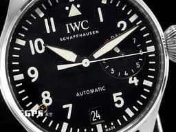 IWC 萬國 Big Pilot`s 7 Day 大飛行員 IW501001 不鏽鋼 大飛&nbsp;<font color="#fa00fa">經典洋蔥頭錶冠 比勒頓上鍊系統 啄木鳥機芯</font> 七日鍊 動能顯示 大三針<font color="#FF0000">&nbsp;2025年保單</font>&nbsp;飛行錶 自動上鍊&nbsp;46.2mm