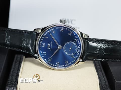 IWC 萬國 Protuguese 40 葡萄牙系列 IW358305 經典 小秒針 藍色面盤 不鏽鋼 2024年保單 自動上鍊 40.4mm