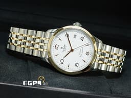 TUDOR 帝舵 1926系列 91451-0009 大三針 <font color="#fbdbb6">白色浮雕面盤 玫瑰金 半金款</font> <font color="#FF0000">2025年保卡</font>&nbsp;自動上鍊 36mm