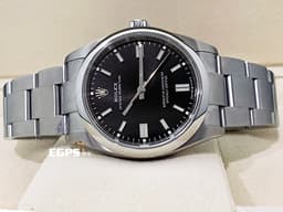 ROLEX 勞力士 Oyster Perpetual 36 蠔式恆動型 126000 <font color=#4F4F4F>亮黑色面盤</font> 經典 OP36 大三針 不鏽鋼 <font color=#FF0000>2025年保卡</font> 自動上鍊 36mm