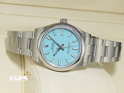 ROLEX 勞力士 Oyster Perpetual 31 經典 蠔式恆動型 277200 超夯、超熱門、超搶手的綠松石 Tiffany色面盤 OP31 不鏽鋼 2026年保卡 自動上鍊 31mm