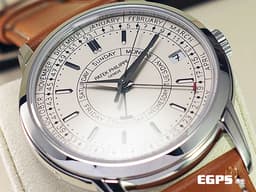 Patek Philippe 百達翡麗 PP錶 Complications 複雜功能時計 Calatrava Weekly Calendar 5212A-001 大三針 不鏽鋼材質 <font color="#ffffff">白金材質鍍黑皇室式指針及巴頓式立體時標、紅色敲錘型指針</font> <font color="#FF0000"> 2022年保單 錶友未使用珍藏品</font> 5212 自動上鍊 40mm
