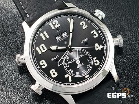 Patek philippe 百達翡麗 PP錶 Grand Complications 超級複雜功能時計 Travel Time Alarm 5520P-001 兩地時間 響鈴腕錶 PT950 鉑金材質 2022年保單 新錶參考訂價：9,158,000元&nbsp;自動上鍊42.2mm