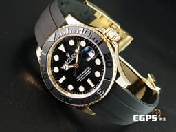 ROLEX 勞力士 Yacht-Master 42 蠔式 遊艇名仕型 226658 <font color="#f5dea8">18K黃金材質</font> <font color="#4F4F4F">黑色陶瓷字圈</font> <font color="#FF0000">Oysterflex橡膠錶帶搭配快調延展錶扣 2025年保卡</font> 自動上鍊 42mm