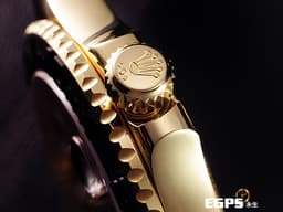 ROLEX 勞力士 Yacht-Master 42 蠔式 遊艇名仕型 226658 <font color="#f5dea8">18K黃金材質</font> <font color="#4F4F4F">黑色陶瓷字圈</font> <font color="#FF0000">Oysterflex橡膠錶帶搭配快調延展錶扣 2025年保卡</font> 自動上鍊 42mm