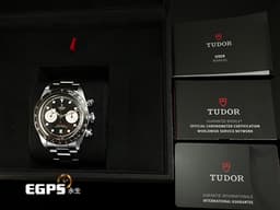 TUDOR 帝舵 Heritage Black Bay Chrono 79360 碧灣 M79360N-0001 計時碼錶 <font color="#FF0000">2025年保卡 熱門搶手黑熊貓面盤 MT5813自製機芯</font> 自動上鍊 41mm